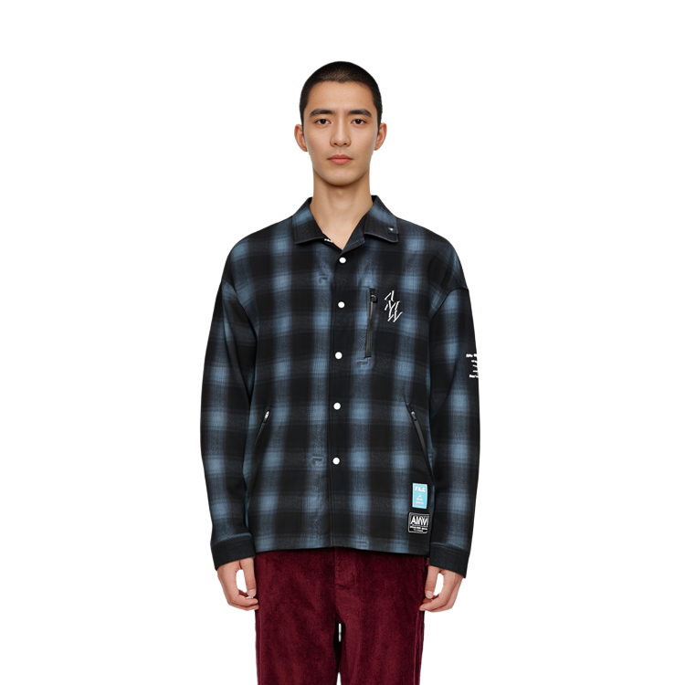 Shop FILA ミハラヤスヒロ コラボ ウーブンジャケット カジュアルスポーツ グレー F11M133703F-DY