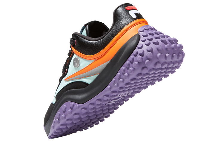 Details for FILA MIHARA YASUHIRO x Laufschuhe Schwarz/Lila T12M034102FMB