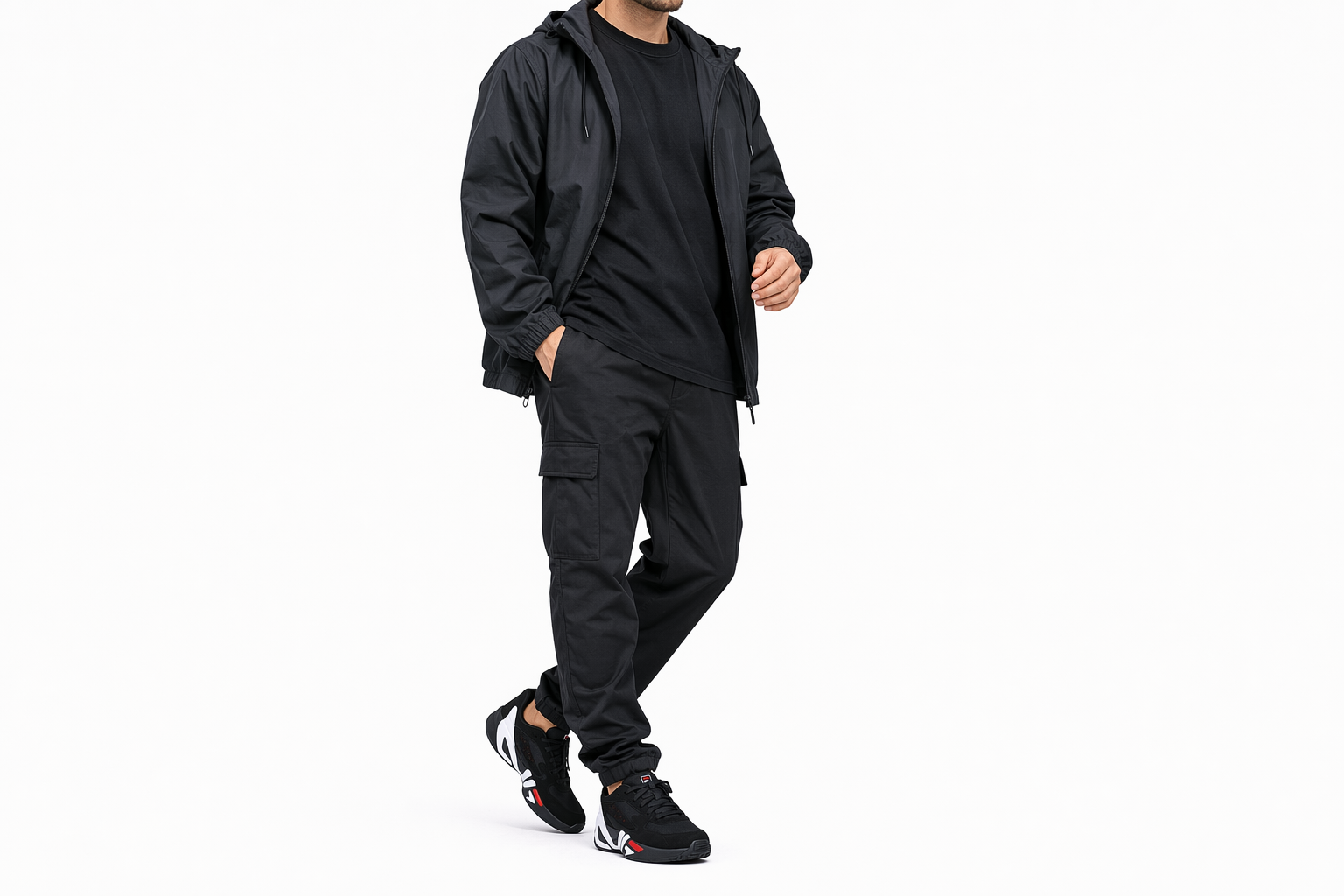Order FILA Mind Blower Low Black//Red 'White' F52M041107FBK