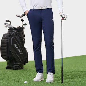 FILA 簡約標誌高爾夫長褲 男款 - 海洋晚藍色 A11M315803F-DB Shop FILA 簡約標誌高爾夫長褲 男款 - 海洋晚藍色 A11M315803F-DB