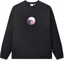 FILA Minimalist Casual Knit Sweatshirt Unisex Black F71U048205F-BK FILA Minimalist Casual Knit Sweatshirt Unisex Black F71U048205F-BK