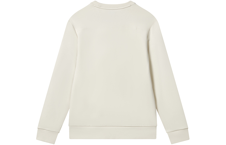 FILA Minimalist Letter Print Sweatshirt Off-White F11M312202F-IV