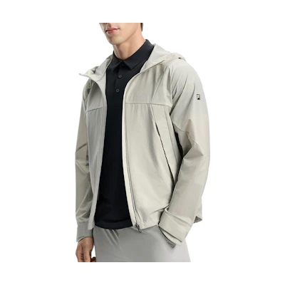 FILA Minimalist Logo Casual Jacket in Charcoal Grey A11M431714FGY