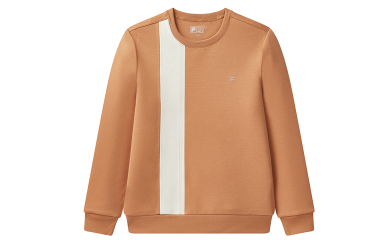 FILA Minimalist Pullover Long Sleeve Sweatshirt Men’s Light Brown F11M048213F-BN