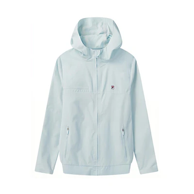 FILA Mint Green Woven Hooded Sports Jacket F11M028701FTQ