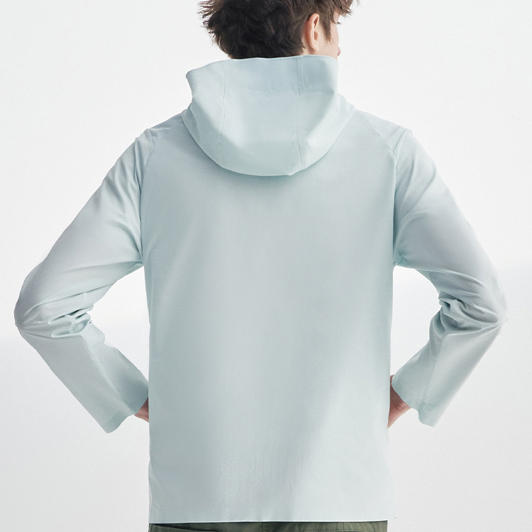 FILA Mint Green Woven Hooded Sports Jacket F11M028701FTQ 圖 6