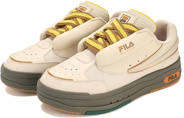 휠라 믹스 로우 스케이트 슈즈 '크림 화이트' (Fila 믹스 로우 스케이트 '크림') F12M324203FWG Lookbook 휠라 믹스 로우 스케이트 슈즈 '크림 화이트' (Fila 믹스 로우 스케이트 '크림') F12M324203FWG