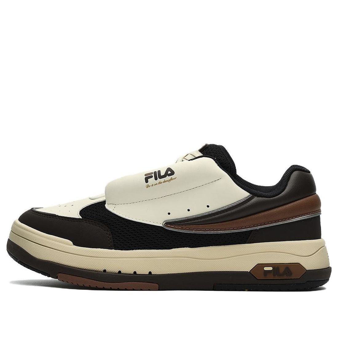 FILA Mix Low Skate Shoes 'Cream White Black' F12M334201FBA
