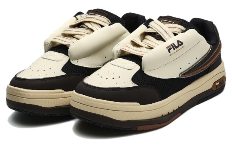 Order FILA斐樂 防滑 低幫 板鞋 男款 黑古白色