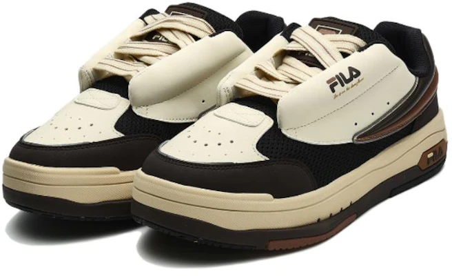 FILA Mix Low Skate Shoes 'Cream White Black' F12M334201FBA Order FILA Mix Low Skate Shoes 'Cream White Black' F12M334201FBA