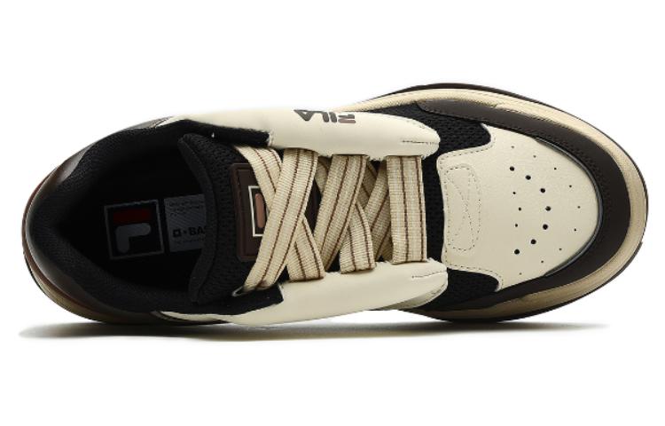 Lookbook FILA斐樂 防滑 低幫 板鞋 男款 黑古白色