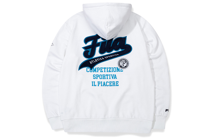 FILA MLB Graphic Hoodie Standard White T11M035203F-WT