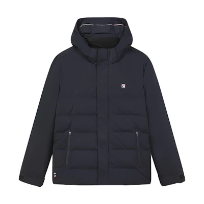 FILA Modern Heritage Classic Warm Puffer Jacket - Legendary Blue. F11M341904F-NV