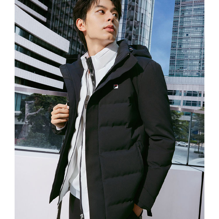 Details for 斐乐现代经典保暖羽绒夹克 - 传奇蓝色. F11M341904F-NV