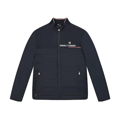FILA Modern Heritage Lightweight Winter Down Jacket - Legendary Blue. F11M341905F-NV