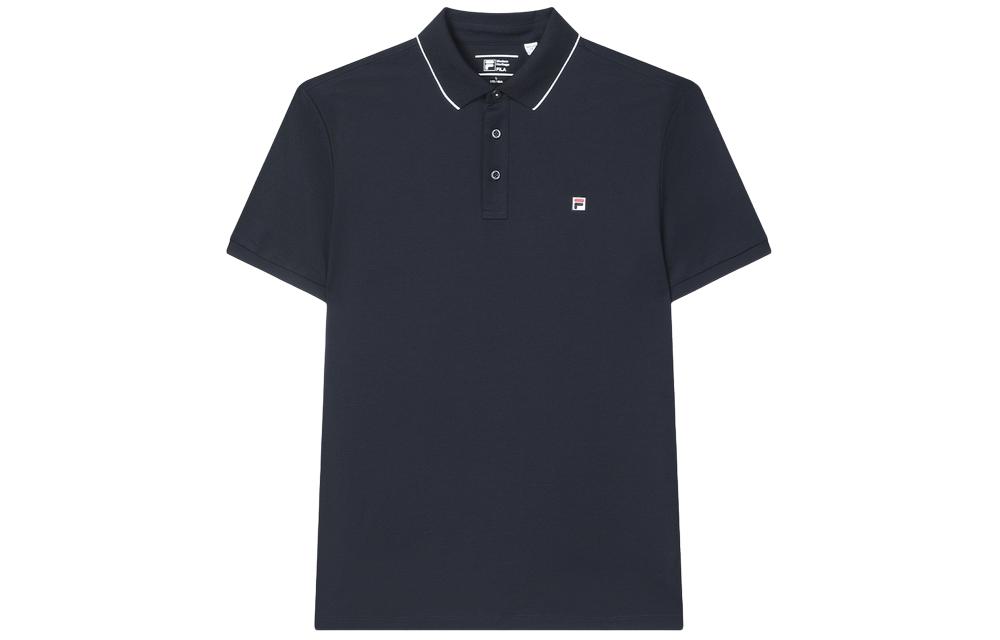 FILA Modern Heritage Breathable Knit Polo Shirt - Solid Legendary Blue F51M421103A-NV