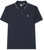FILA Modern Heritage Breathable Knit Polo Shirt - Solid Legendary Blue F51M421103A-NV FILA Modern Heritage Breathable Knit Polo Shirt - Solid Legendary Blue F51M421103A-NV