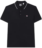 FILA Modern Heritage Breathable Logo Polo Shirt - Legendary Blue. F11M321106F-NV FILA Modern Heritage Breathable Logo Polo Shirt - Legendary Blue. F11M321106F-NV