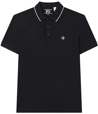 FILA Modern Heritage Breathable Logo Polo Shirt - Legendary Blue. F11M321106F-NV Buy FILA Modern Heritage Breathable Logo Polo Shirt - Legendary Blue. F11M321106F-NV