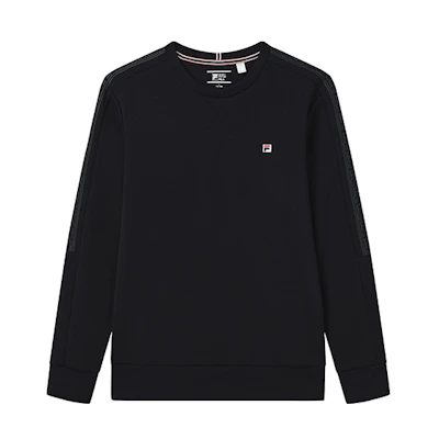 FILA Modern Heritage Logo Pullover Sweatshirt Legend Blue F11M241204FNV
