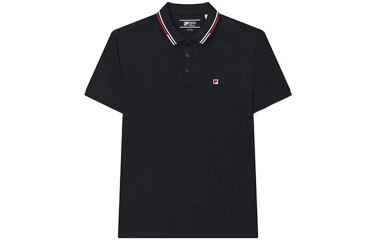Buy FILA Modern Heritage Polo Shirt - Solid Blue, Breathable & Casual. F11M221101FNV