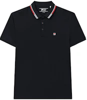 FILA Modern Heritage Polo Shirt - Solid Blue, Breathable & Casual. F11M221101FNV FILA Modern Heritage Polo Shirt - Solid Blue, Breathable & Casual. F11M221101FNV