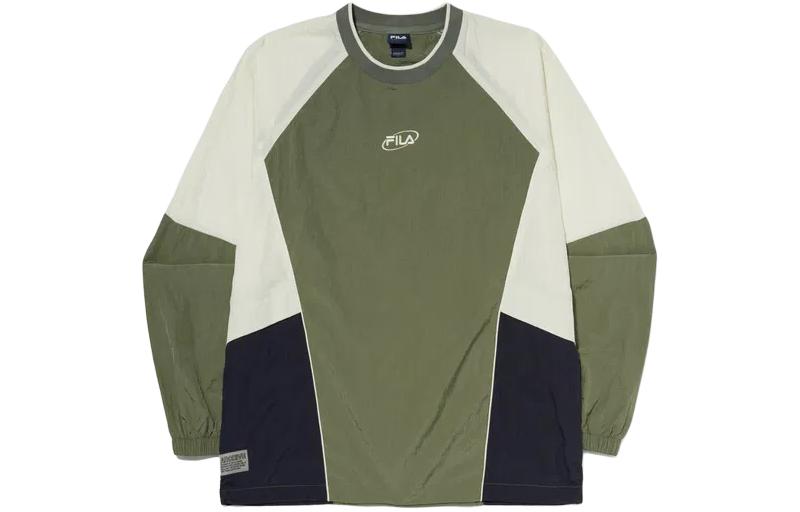 FILA Multicolor Logo Crewneck Sweatshirt Unisex Green FS2POG1104X-GKH