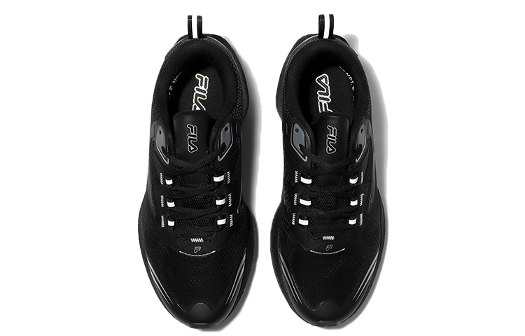 Shop FILA斐樂 Neuron 3 低筒 跑步鞋 男女同款 黑色 韓版