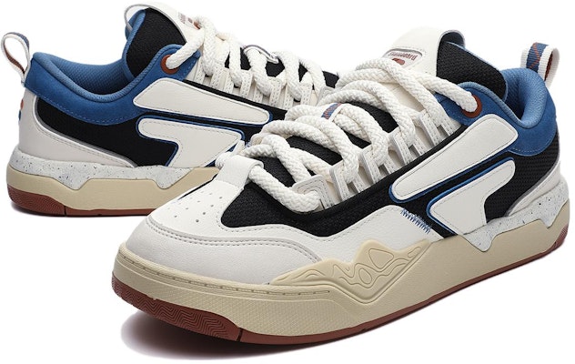 FILA Nollie 滑板鞋 '白蓝' T12M332301FBA Lookbook FILA Nollie 滑板鞋 '白蓝' T12M332301FBA
