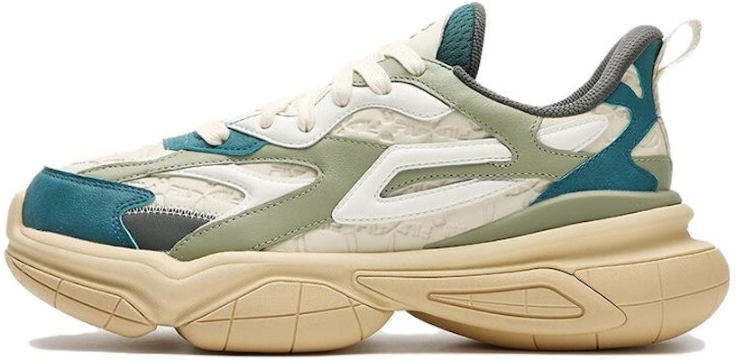 FILA NUCLEO ICONA Chunky Sneakers 'Putih Hijau Teal' F12M343103FWD Buy FILA NUCLEO ICONA Chunky Sneakers 'Putih Hijau Teal' F12M343103FWD