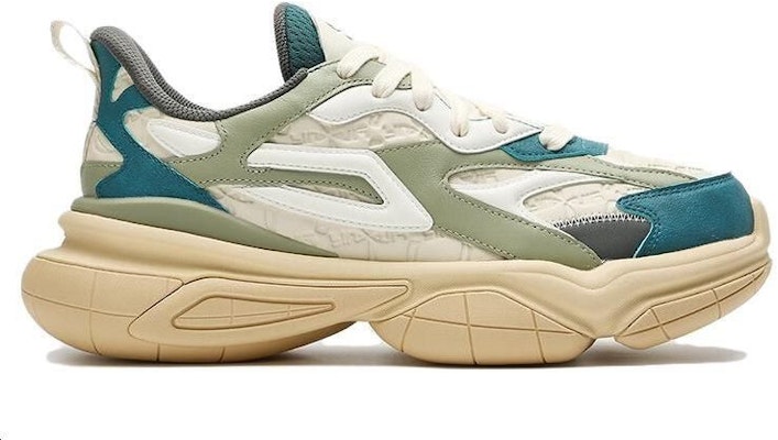 FILA NUCLEO ICONA Chunky Sneakers 'Putih Hijau Teal' F12M343103FWD Order FILA NUCLEO ICONA Chunky Sneakers 'Putih Hijau Teal' F12M343103FWD