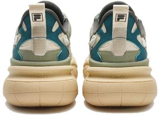 FILA NUCLEO ICONA Chunky Sneakers 'Putih Hijau Teal' F12M343103FWD Shop FILA NUCLEO ICONA Chunky Sneakers 'Putih Hijau Teal' F12M343103FWD