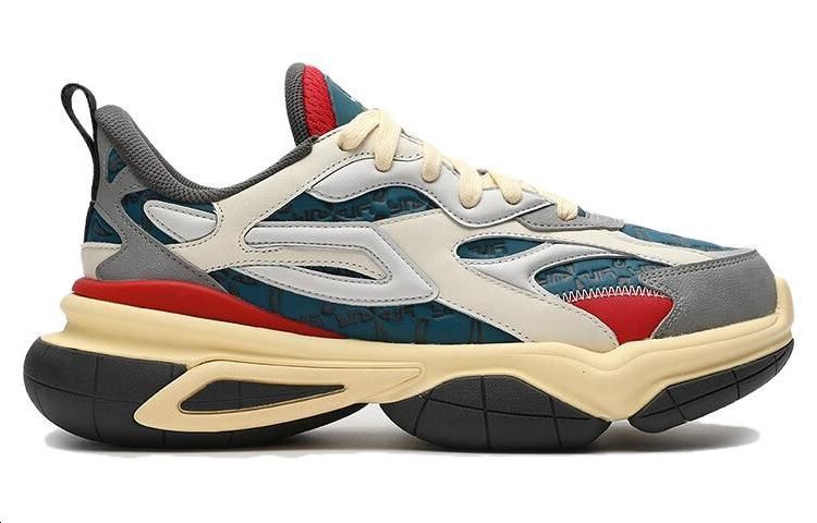 Order FILA NUCLEO ICONA 厚底运动鞋‘白灰蓝绿色’ F12M343103FDU