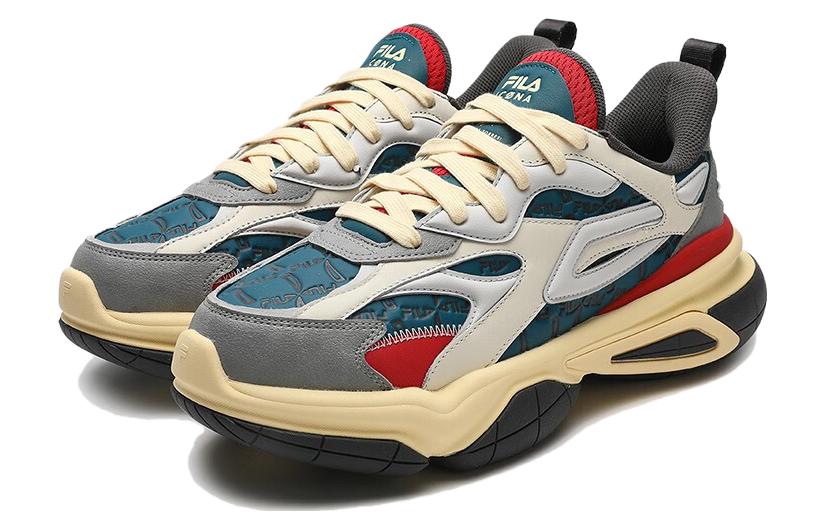 Lookbook FILA NUCLEO ICONA 厚底运动鞋‘白灰蓝绿色’ F12M343103FDU