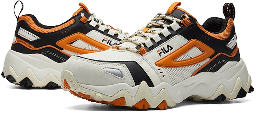 FILA Oakmont Low '白色 黑色 橙色' 休闲鞋 F12M041112FFA Shop FILA Oakmont Low '白色 黑色 橙色' 休闲鞋 F12M041112FFA