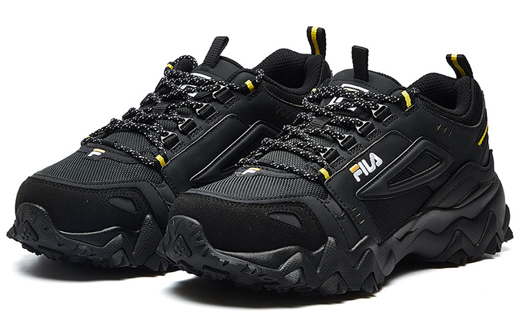 Lookbook Fila 斐樂 OAKMONT 歐客漫 低筒潮流懷舊鞋 黑黃