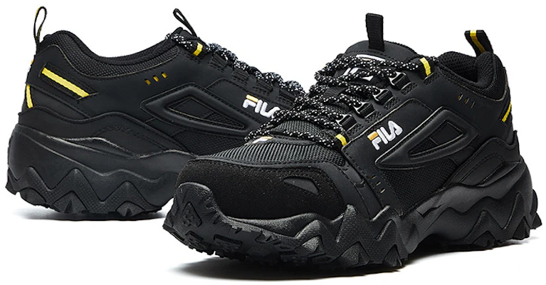 Fila 斐樂 OAKMONT 歐客漫 低筒潮流懷舊鞋 黑黃 Shop Fila 斐樂 OAKMONT 歐客漫 低筒潮流懷舊鞋 黑黃