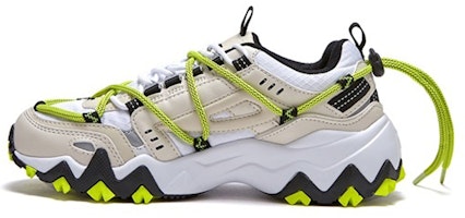 (Youth) FILA Oakmont VNTG Chunky Sneakers White/Green 1JM01250_067 (Youth) FILA Oakmont VNTG Chunky Sneakers White/Green 1JM01250_067