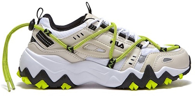(Youth) FILA Oakmont VNTG Chunky Sneakers White/Green 1JM01250_067 Order (Youth) FILA Oakmont VNTG Chunky Sneakers White/Green 1JM01250_067