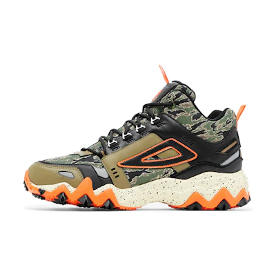 FILA Oakmont TR Mid 'Camo Green Orange'