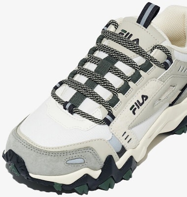 Fila Oakmont TR v2 Shoes Grey/White/Green 11001JM02786H067 Sizing Fila Oakmont TR v2 Shoes Grey/White/Green 11001JM02786H067