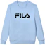 Order FILA オパールブルーロゴプリントカジュアルプルオーバースウェット F11M038210GLB