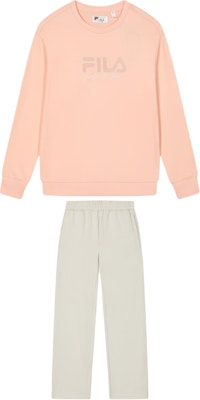 FILA Original Casual Sweatshirt & Knit Track Pants Stylish Sports Set Unisex. F11U439204F-PK+F11M439606F-BG Order FILA Original Casual Sweatshirt & Knit Track Pants Stylish Sports Set Unisex. F11U439204F-PK+F11M439606F-BG