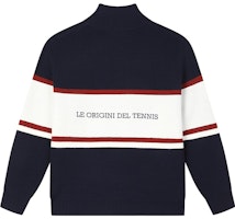 FILA Suéter Tejido Colorblock Original Unisex Casual Cómodo con Cremallera. F11U349402F-DB Lookbook FILA Suéter Tejido Colorblock Original Unisex Casual Cómodo con Cremallera. F11U349402F-DB