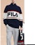 Details for FILA 原創拼色針織外套 男女休閒舒適拉鍊上衣 F11U349402F-DB
