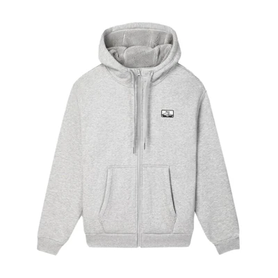 FILA Original Hoodie Jacket in Misty Grey - Fashionable and Loose Fit F51M449502F-MG