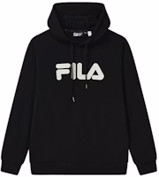 FILA Original Retro Logo Hoodie Black Unisex Casual Relaxed Fit Autumn Style F51U238298F-BK FILA Original Retro Logo Hoodie Black Unisex Casual Relaxed Fit Autumn Style F51U238298F-BK