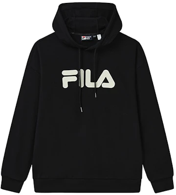 FILA Original Retro Logo Hoodie Black Unisex Casual Relaxed Fit Autumn Style F51U238298F-BK Buy FILA Original Retro Logo Hoodie Black Unisex Casual Relaxed Fit Autumn Style F51U238298F-BK