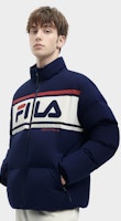 FILA Jaket Puffer Retro Original Unisex - Biru Navy Tua. F11U349903F-DB Shop FILA Jaket Puffer Retro Original Unisex - Biru Navy Tua. F11U349903F-DB