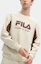 Lookbook FILA 原石米色拼接Logo印花套頭衫 F11M419204F-IV